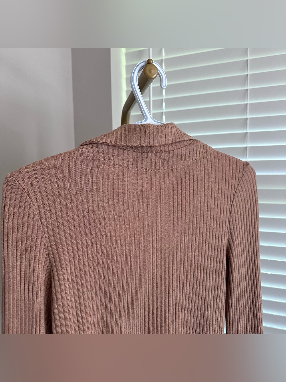 Reformation Ribbed Button-Front Top - Picture 4 of 8